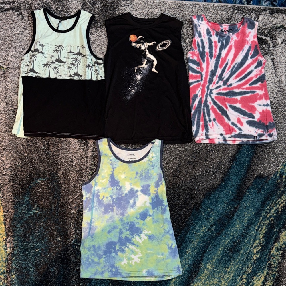 Sonoma Kids Tank Tops - Black, Blue, red, Green